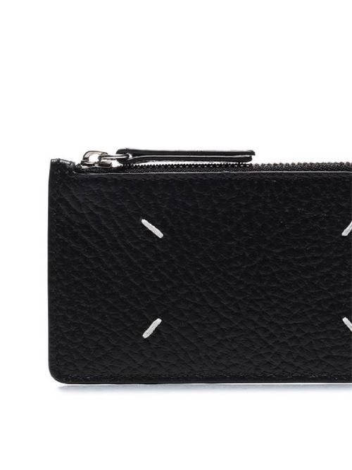 Black calf leather wallet MAISON MARGIELA | S56UI0143P4455T8013